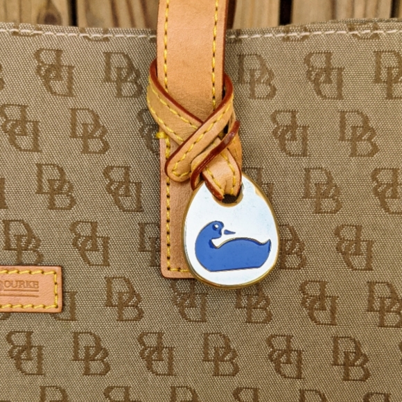 Dooney & Bourke Tan East West Tote - Picture 5 of 13